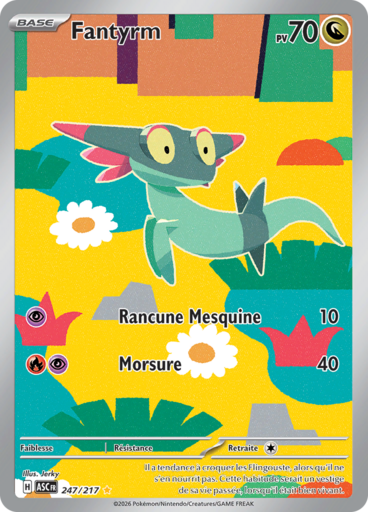 Carte Pokémon Fantyrm 247/217 - Héros Transcendants - Manga Cash Ans (Liège)