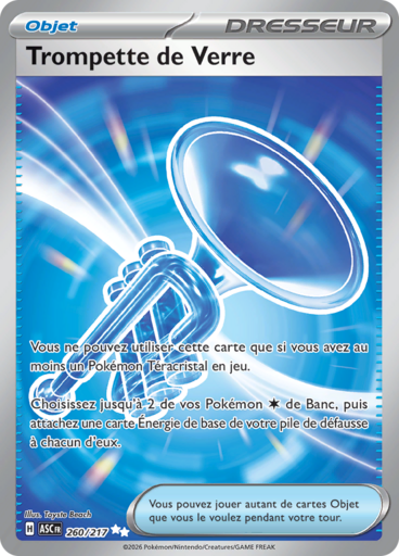 Carte Pokémon Trompette de Verre 260/217 - Héros Transcendants - Manga Cash Ans (Liège)