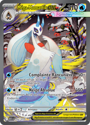 Carte Pokémon Méga-Momartik EX 275/217 - Héros Transcendants - Manga Cash Ans (Liège)