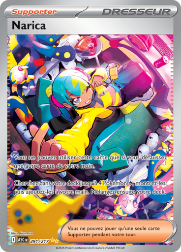 Carte Pokémon Narica 291/217 - Héros Transcendants - Manga Cash Ans (Liège)