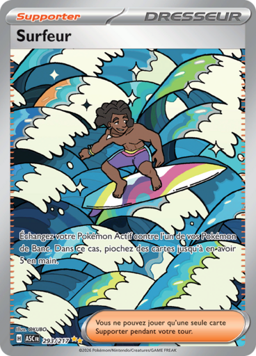 Carte Pokémon Surfeur 293/217 - Héros Transcendants - Manga Cash Ans (Liège)