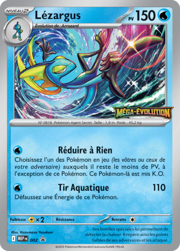 Carte Pokémon Lézargus MEP002 disponible chez Manga Cash à Liège