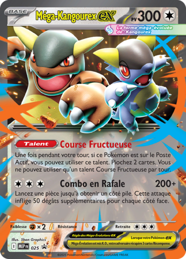 Carte Pokémon Méga-Kangourex EX MEP025 chez Manga Cash Ans sur les hauteurs de Liège