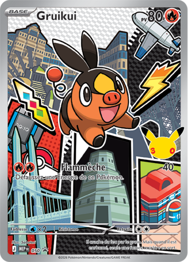 Gruikui MEP050, carte Cartes Promo Méga-Évolution (MEP), en vente à Manga Cash à Ans, province de Liège.