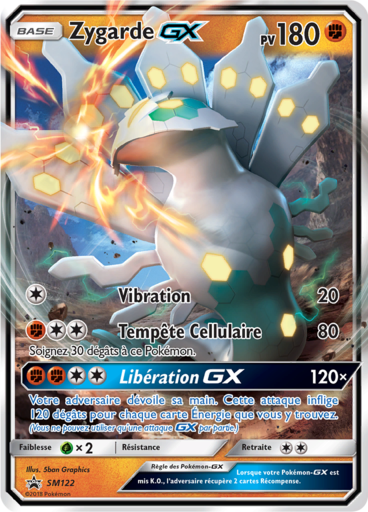 Zygarde GX SM122, carte Carte Promo Soleil et Lune, en vente à Manga Cash à Ans, province de Liège.