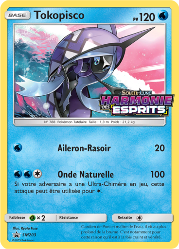 Tokopisco SM203, carte Carte Promo Soleil et Lune, en vente à Manga Cash à Ans, province de Liège.