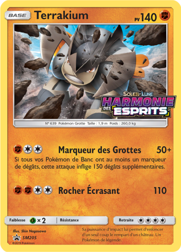 Terrakium SM205, carte Carte Promo Soleil et Lune, en vente à Manga Cash à Ans, province de Liège.
