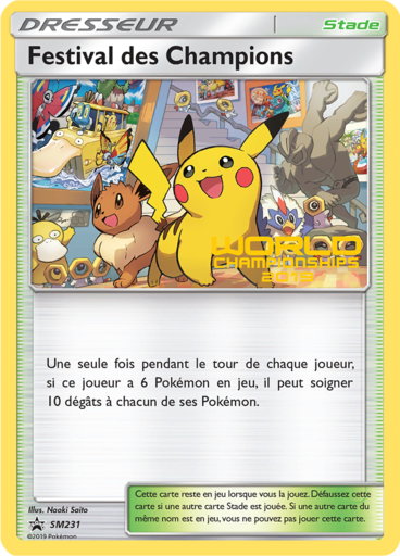Festival des Champions SM231, carte Carte Promo Soleil et Lune, en vente à Manga Cash à Ans, province de Liège.