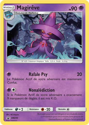 Magirêve SM245, carte Carte Promo Soleil et Lune, en vente à Manga Cash à Ans, province de Liège.