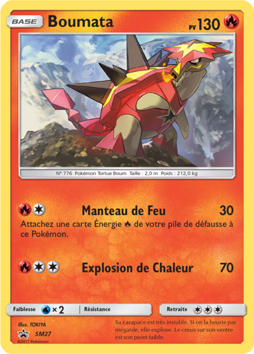 Boumata SM27, carte Carte Promo Soleil et Lune, en vente à Manga Cash à Ans, province de Liège.