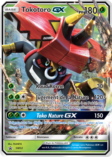Tokotoro GX SM32, carte Carte Promo Soleil et Lune, en vente à Manga Cash à Ans, province de Liège.