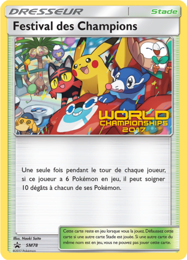 Festival des Champions SM78, carte Carte Promo Soleil et Lune, en vente à Manga Cash à Ans, province de Liège.