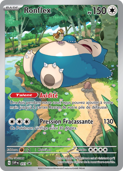 Carte Pokémon Ronflex SVP051 disponible chez Manga Cash à Liège