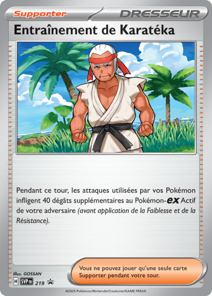 Carte Pokémon Entraînement de Karatéka SVP219 disponible chez Manga Cash à Liège