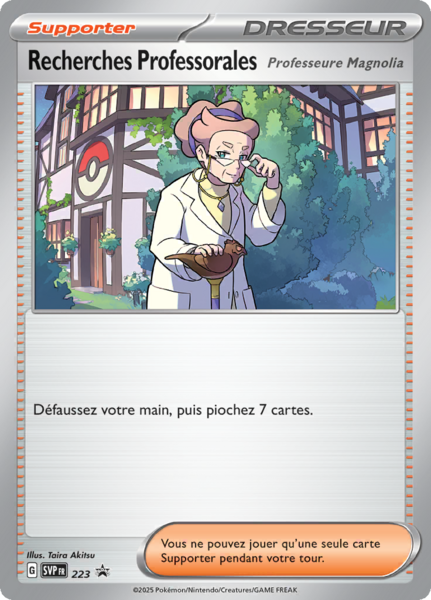 Carte Pokémon Recherches Professorales Professeure Magnolia SVP223 chez Manga Cash Ans sur les hauteurs de Liège