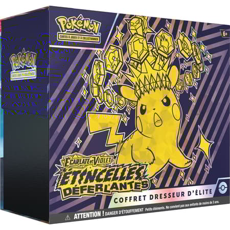 Coffret Dresseur d'Élite Pokémon EV08 : Étincelles Déferlantes (ETB) - FR