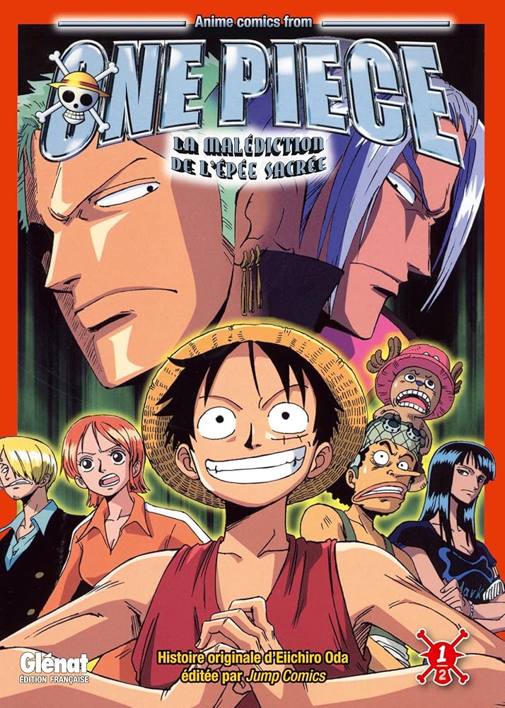 One Piece Anime comics - La malédiction de l'épée sacrée - Tome 01 cover image