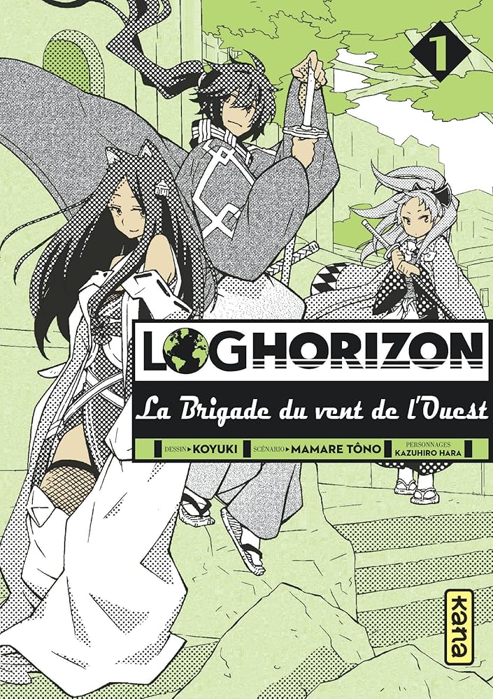 Log Horizon la brigade du vent de l'ouest - Tome 1 cover image