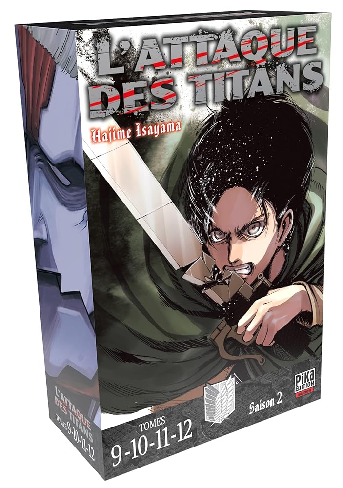 L'Attaque des Titans Coffret T09 à T12: Coffret 4 tomes cover image