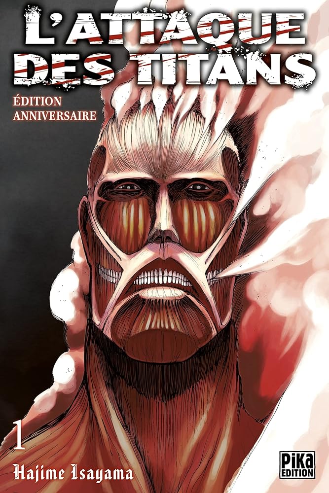 L'Attaque des Titans T01 Edition Anniversaire cover image