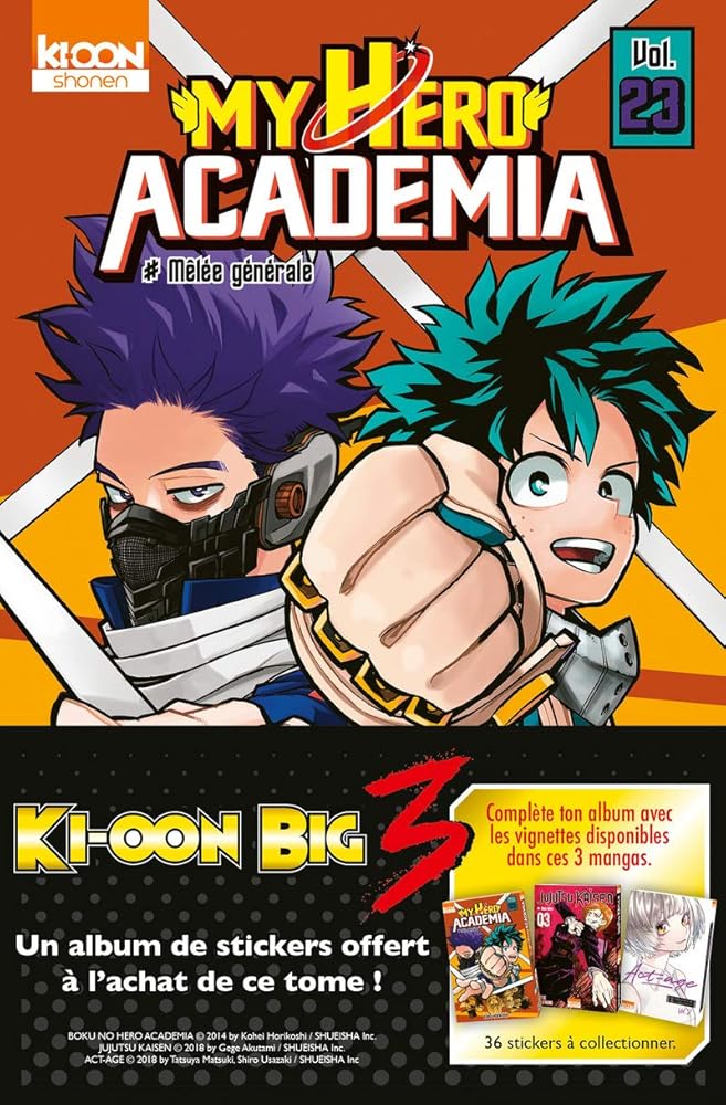My Hero Academia T23 - OP Big Three cover image
