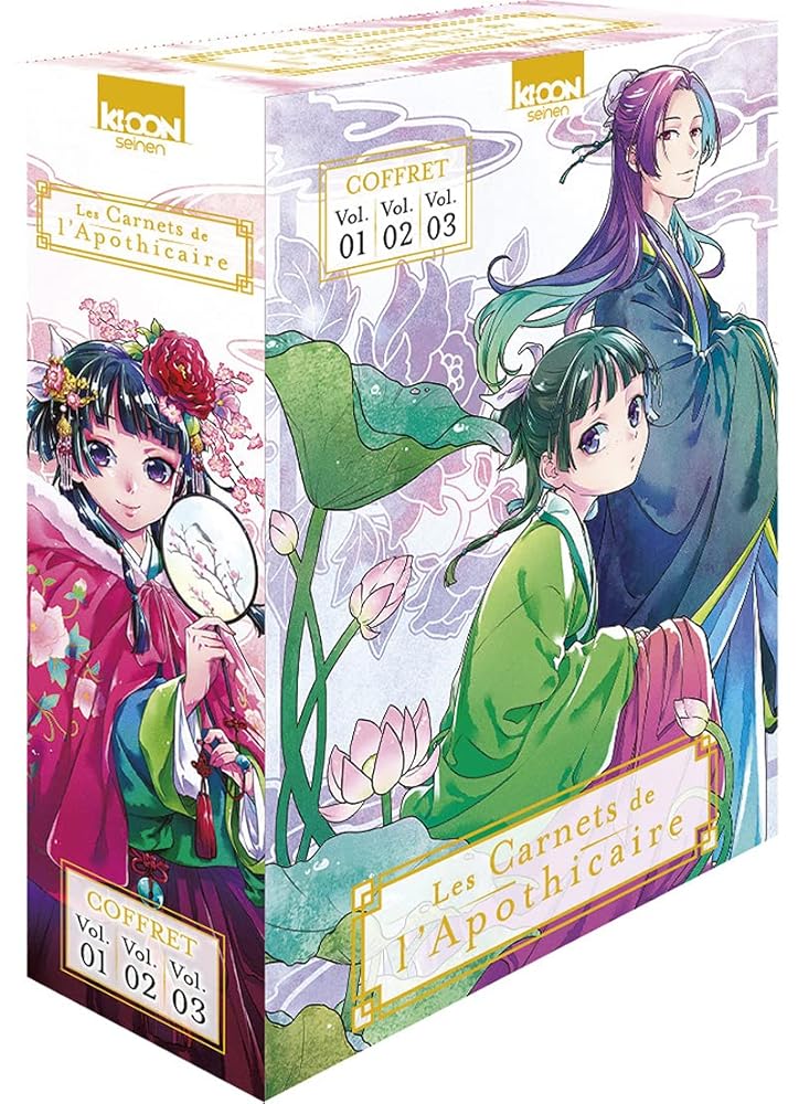 Coffret Les Carnets de l'apothicaire - volumes 1 à3 cover image