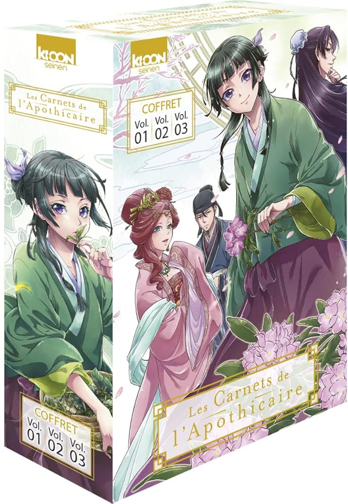 Coffret Les Carnets de l'Apothicaire vol. 1 à 3 cover image
