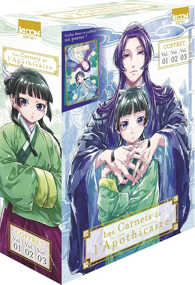 Coffret Les Carnets de l'apothicaire vol. 1 à 3 cover image