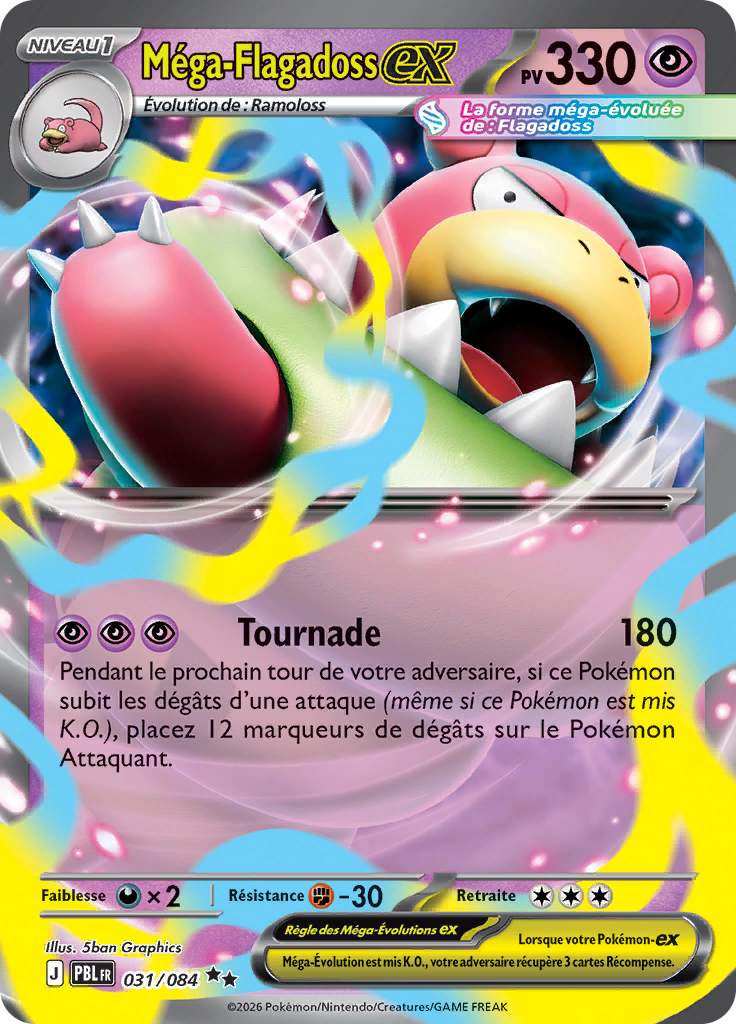 Méga-Flagadoss EX 031/084, carte Nuit Noire (PBL), en vente à Manga Cash à Ans, province de Liège.