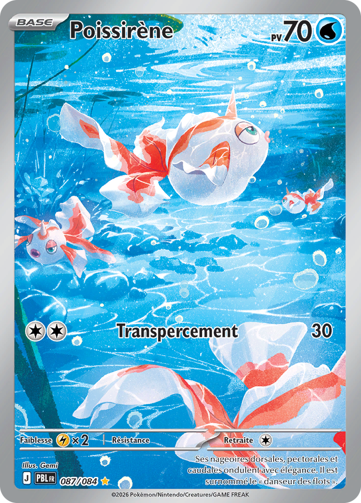 Poissirène 087/084, carte Nuit Noire (PBL), en vente à Manga Cash à Ans, province de Liège.