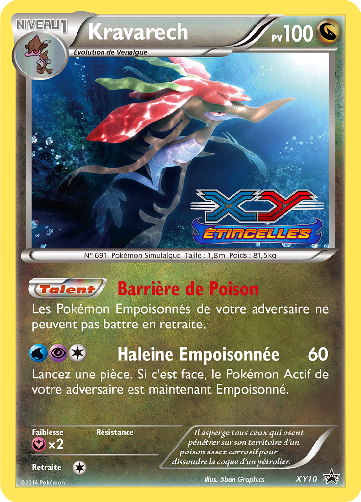Kravarech XY10, carte Promo XY, en vente à Manga Cash à Ans, province de Liège.