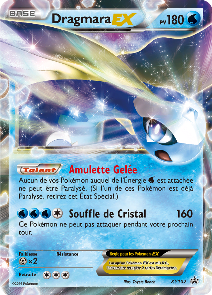 Dragmara EX XY102, carte Promo XY, en vente à Manga Cash à Ans, province de Liège.