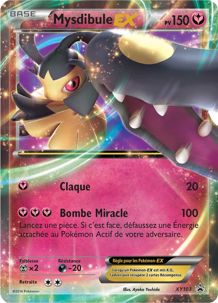 Mysdibule EX XY103, carte Promo XY, en vente à Manga Cash à Ans, province de Liège.