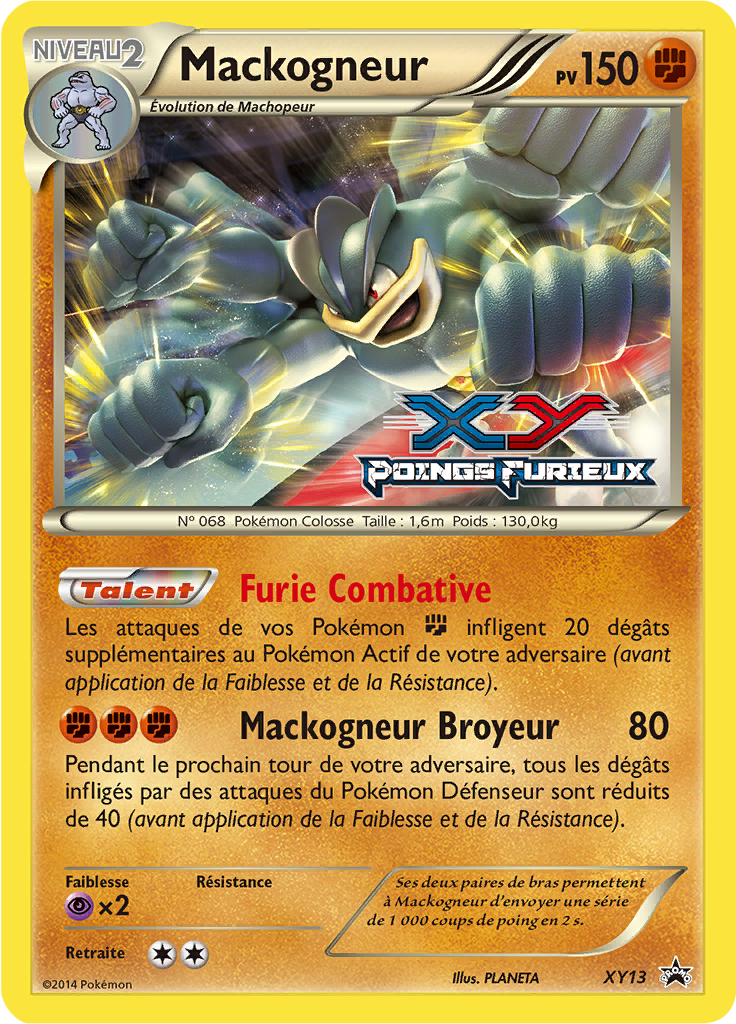 Mackogneur XY13, carte Promo XY, en vente à Manga Cash à Ans, province de Liège.
