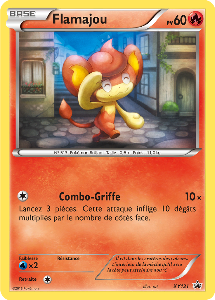 Flamajou XY131, carte Promo XY, en vente à Manga Cash à Ans, province de Liège.