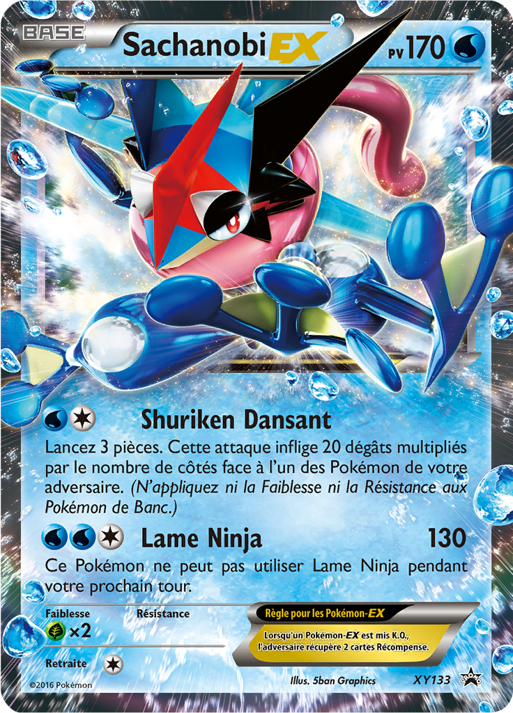 Sachanobi EX XY133, carte Promo XY, en vente à Manga Cash à Ans, province de Liège.