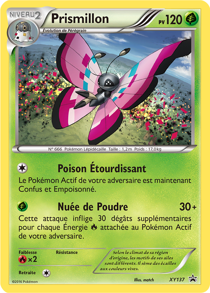 Prismillon XY137, carte Promo XY, en vente à Manga Cash à Ans, province de Liège.