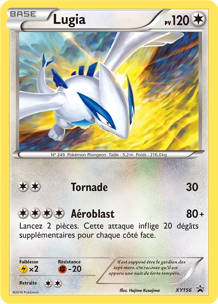 Lugia XY156, carte Promo XY, en vente à Manga Cash à Ans, province de Liège.