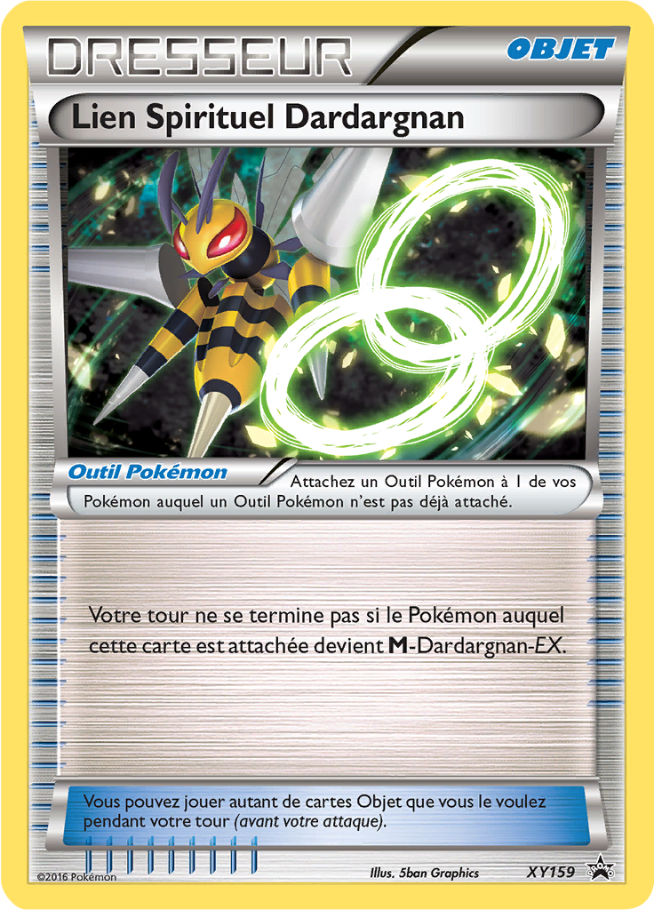 Lien Spirituel Dardargnan XY159, carte Promo XY, en vente à Manga Cash à Ans, province de Liège.