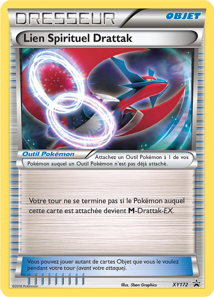 Lien Spirituel Drattak XY172, carte Promo XY, en vente à Manga Cash à Ans, province de Liège.