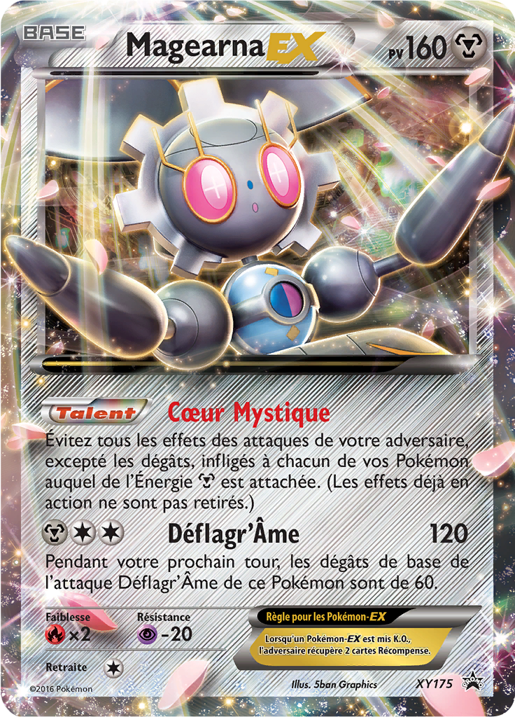 Magearna EX XY175, carte Promo XY, en vente à Manga Cash à Ans, province de Liège.
