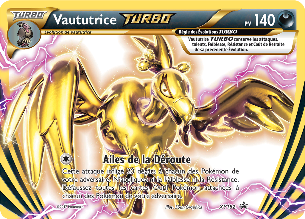Vaututrice TURBO XY182, carte Promo XY, en vente à Manga Cash à Ans, province de Liège.