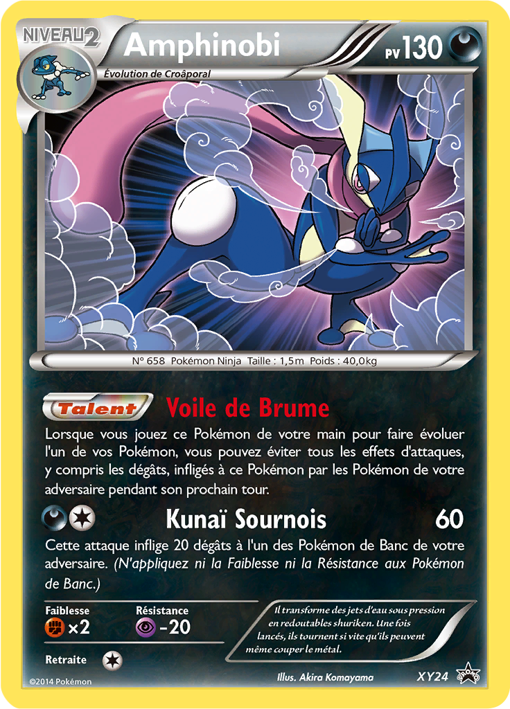 Amphinobi XY24, carte Promo XY, en vente à Manga Cash à Ans, province de Liège.