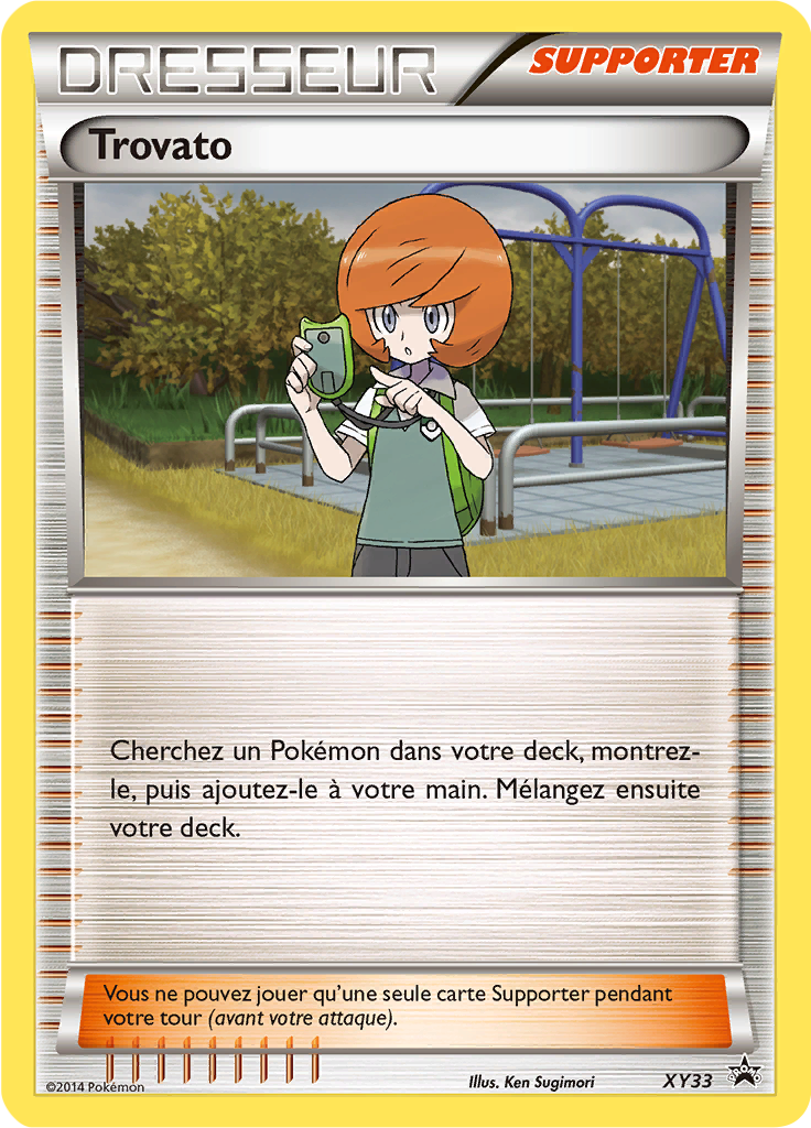 Trovato XY33, carte Promo XY, en vente à Manga Cash à Ans, province de Liège.