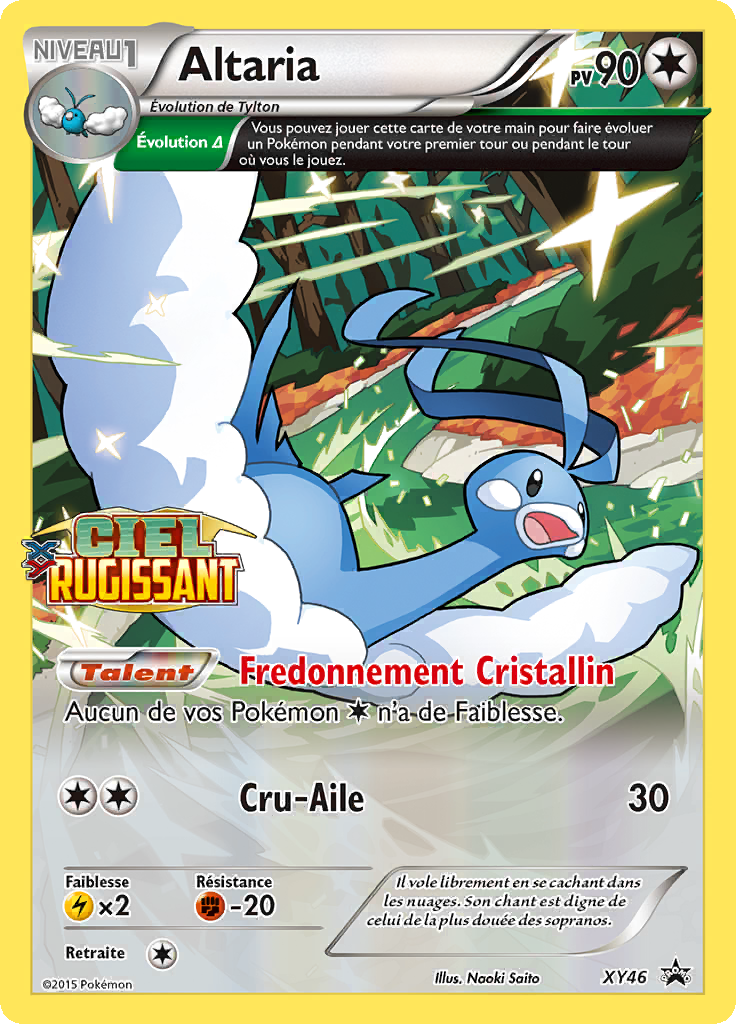 Altaria XY46, carte Promo XY, en vente à Manga Cash à Ans, province de Liège.