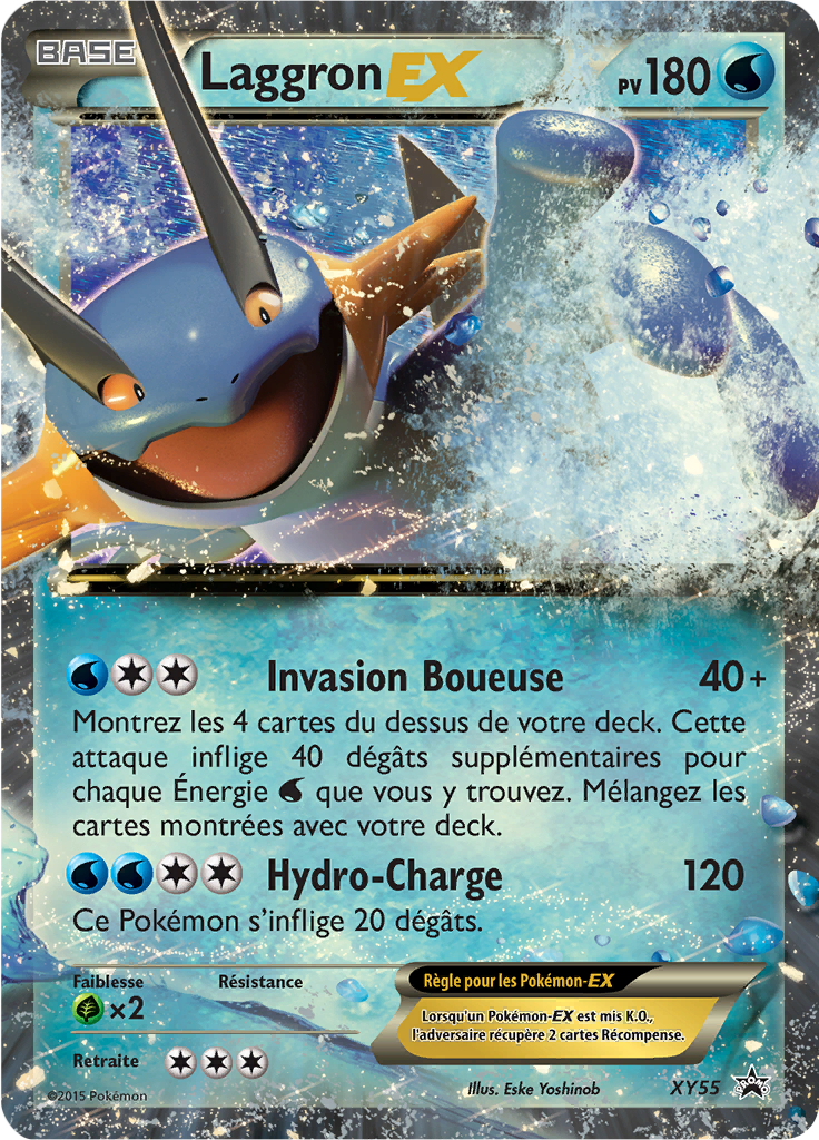 Laggron EX XY55, carte Promo XY, en vente à Manga Cash à Ans, province de Liège.