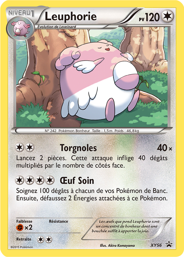 Leuphorie XY56, carte Promo XY, en vente à Manga Cash à Ans, province de Liège.