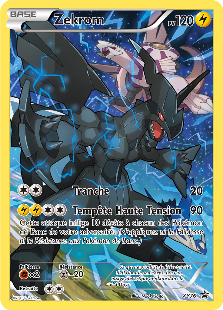 Zekrom XY76, carte Promo XY, en vente à Manga Cash à Ans, province de Liège.