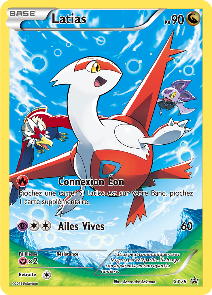 Latias XY78, carte Promo XY, en vente à Manga Cash à Ans, province de Liège.