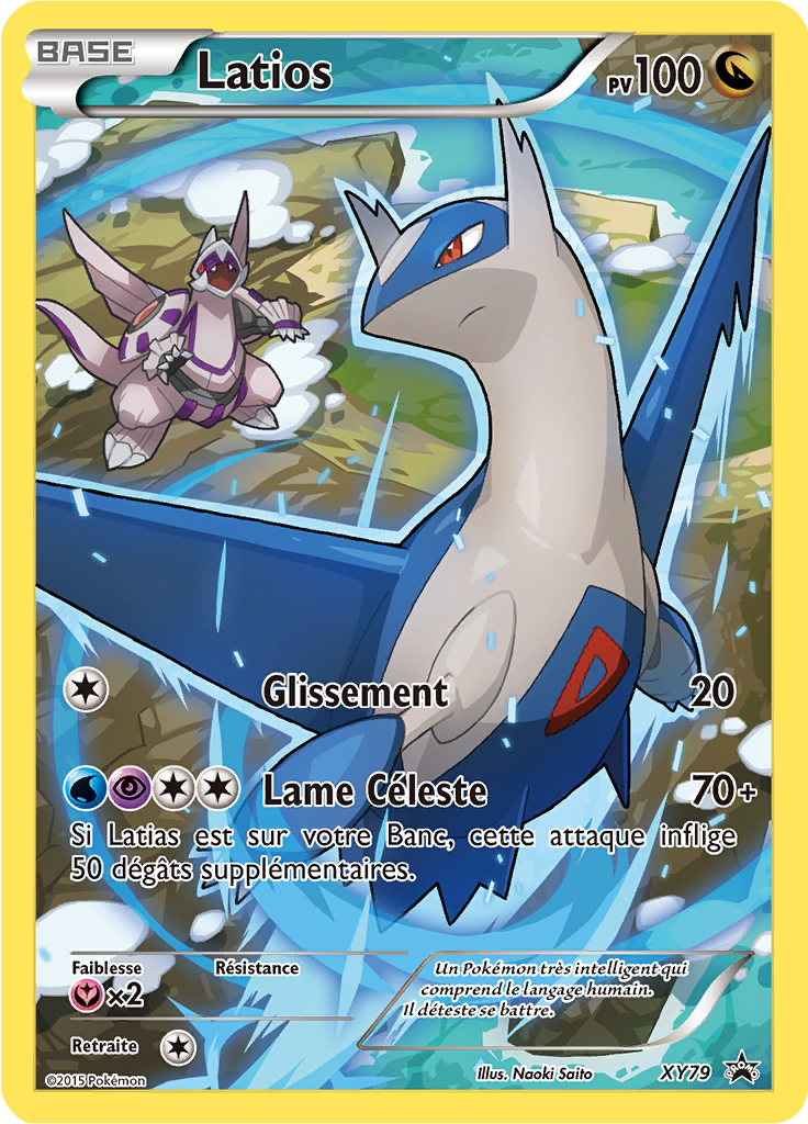 Latios XY79, carte Promo XY, en vente à Manga Cash à Ans, province de Liège.